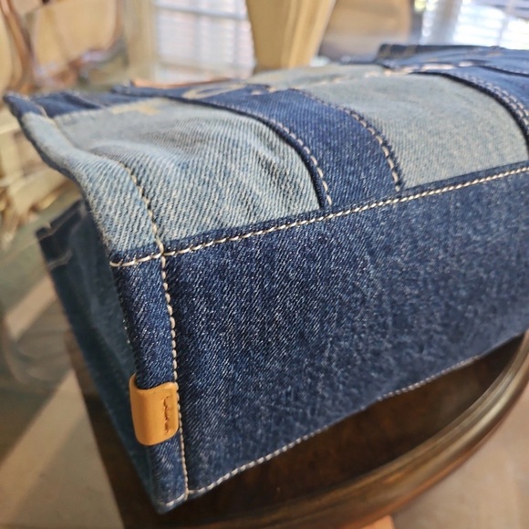 Marc Jacobs Small Tote Bag in Denim Multi, New - Picture 11 of 16